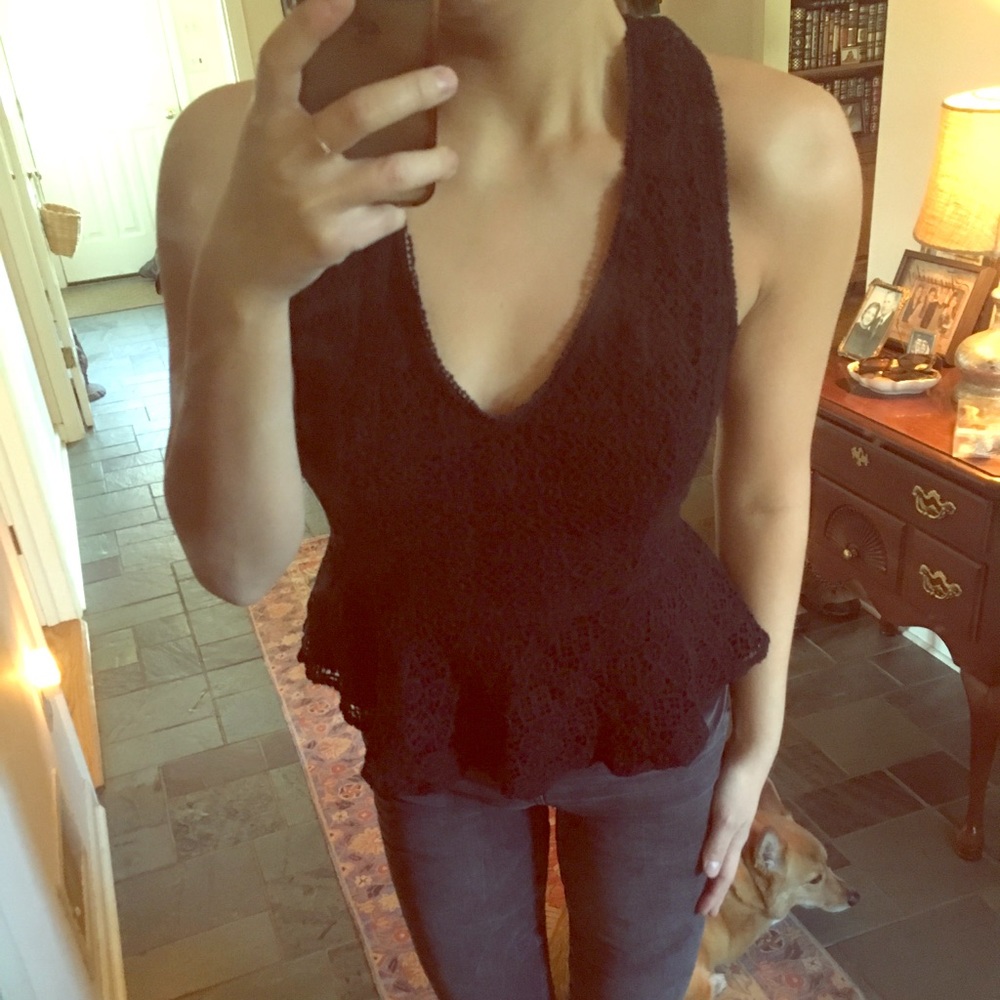 Zara Cotton Lace Top